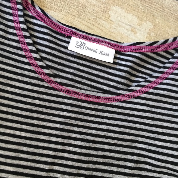 Bonnie Jean Girl’s Dress - Pink, Gray, and Black - Picture 2 of 3